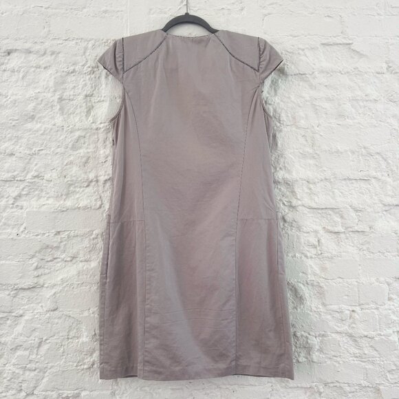 Comptoir des Contonniers | Gray shift dress with pockets in Size 8 - Picture 6 of 6
